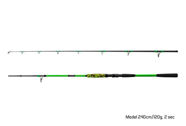 180cm/120g Delphin HYPERIO 2 / 2 składy