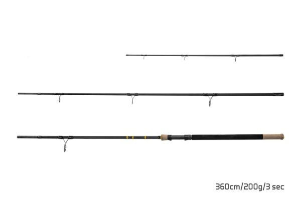 300cm/160g/3 składy Delphin RIVER Trophy NXT + 4 szczytówki