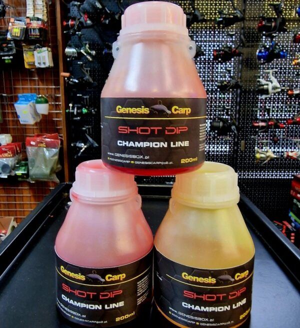 Genesis Carp GENESIS CARP SHOT DIP CHAMPION LINE HOT DEVIL 200ML