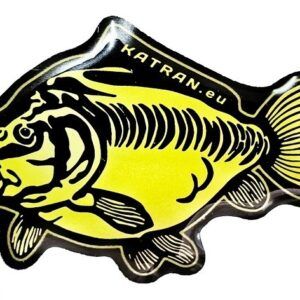 Katran KATRAN STICKER GOLD CARP 3D NAKLEJKA