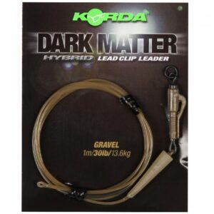 Leaders & spares Hybrid Lead Clip Leader KORDA Dark Matter Leader Hybrid Clip Weedy Green - KSZ35