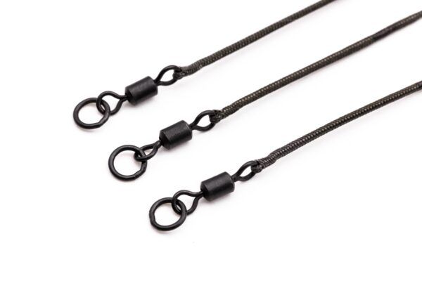 Leaders & spares Leadcore Leaders KORDA Kable Leadcore Leader Ring Swivel Gravel 50cm - KLL003