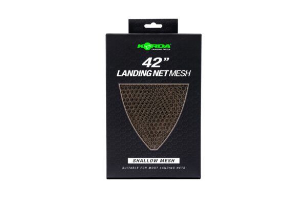 Landing Nets Spring Bow Shallow Mesh KORDA Landing Net Mesh | 42in Shallow - KLN010