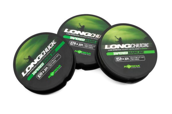 Lines LongChuck KORDA LongChuck Tapered Mainline Green 10-30lb/0.27-0.47mm - KDCM12