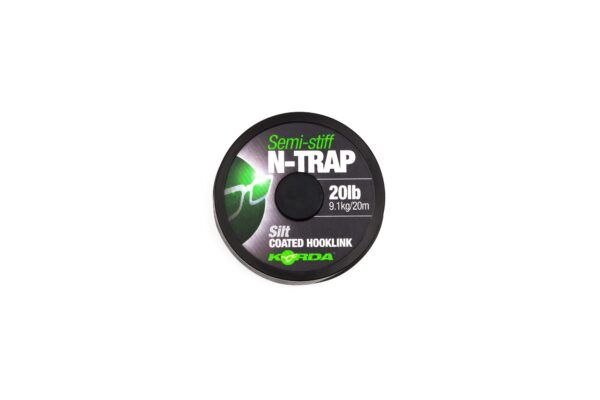 Hooklinks N-Trap Semi-Stiff KORDA N-Trap Semi Stiff 15lb Weedy Green - KNT04