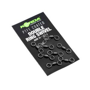 Swivels Double KORDA PTFE Double Ring Swivel Size 11 (8pcs) - KMW006