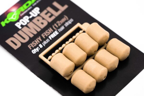 Fake Food Pop-up KORDA Pop-up Dumbell Fishy Fish (8mm) - 10 pcs - KPB08