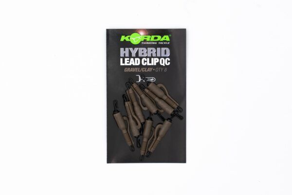 Lead Systems Lead Clips KORDA QC Hybrid Lead Clip Gravel/ Clay - KQHCGC