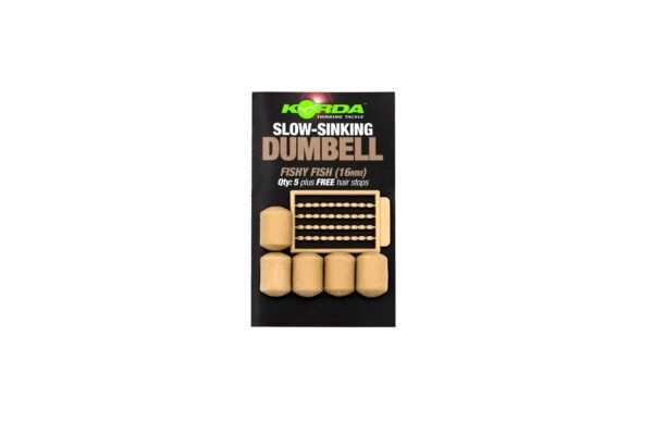 Fake Food Slow Sinking KORDA Slow Sinking Dumbell Fishy Fish (8mm) - 10 pcs - KPB05