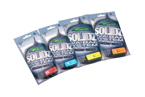 PVA Systems Solidz PVA Bags KORDA Solidz Slow Melt PVA Bags XS - KPVA5