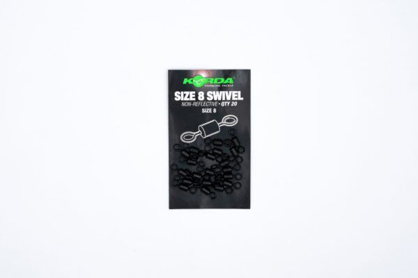 Swivels Standard KORDA Swivels Size 8 - 20 pcs - KS20