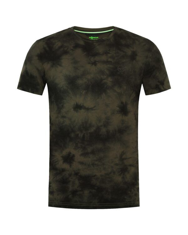 KCL490 Tie Dye Tee Dark Olive S