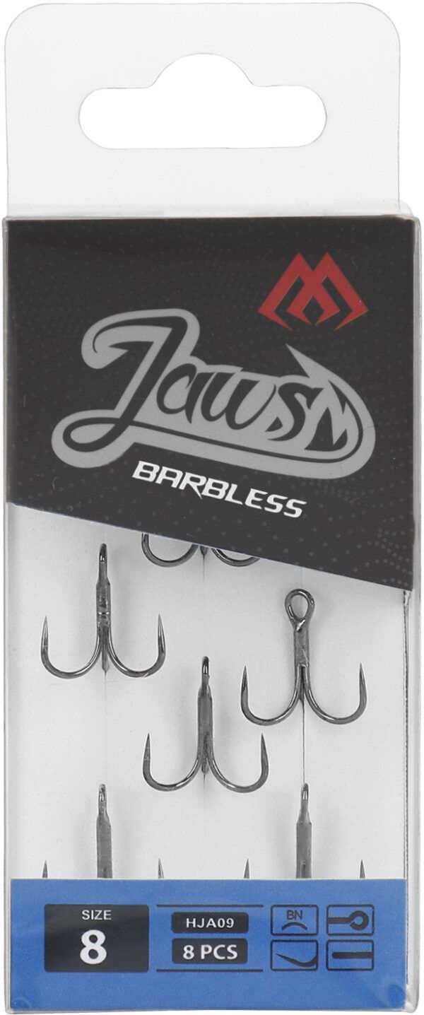 KOTWICA BEZZADZIOROWA - JAWS BARBLESS nr 6 - op.8szt.