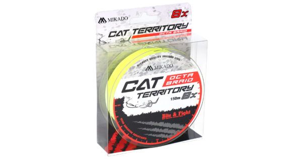 PLECIONKA - CAT TERRITORY OCTA BRAID - 0.40mm/39.8kg/150m - FLUO - op.1szp.