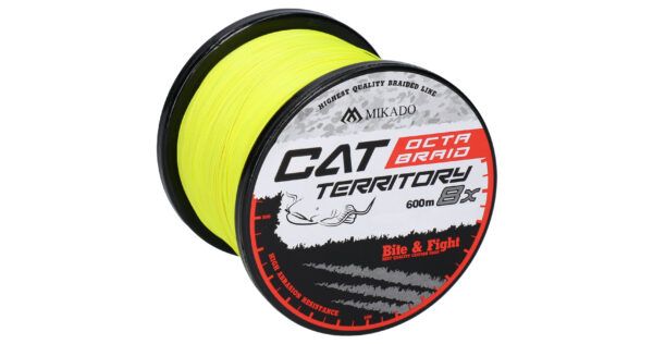 Mikado wędkarstwo - PLECIONKA - CAT TERRITORY OCTA BRAID - 0.60mm/61.8kg/600m - FLUO - op.1szp.