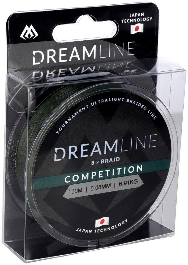 PLECIONKA - DREAMLINE COMPETITION - 0.08mm/6.91kg/150m - ZIELONA - op.1szp.