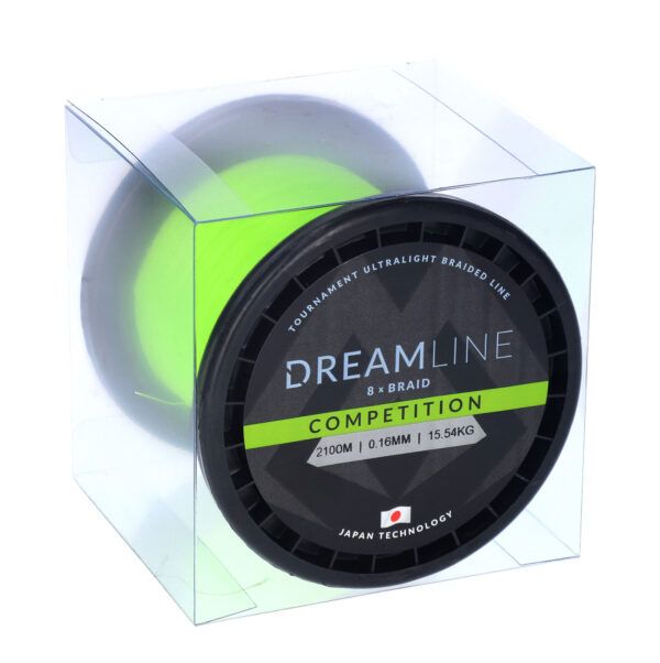 PLECIONKA - DREAMLINE COMPETITION - 0.08mm/6.91kg/2100m - FLUO ZIELONA - op.1szp.