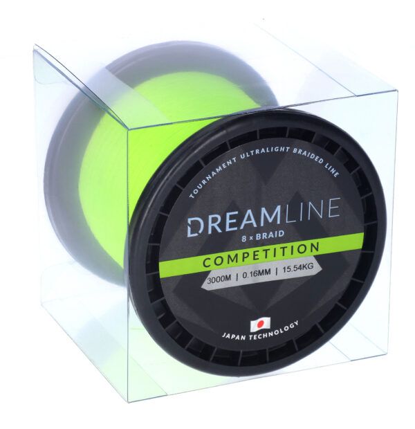 PLECIONKA - DREAMLINE COMPETITION - 0.08mm/6.91kg/3000m - FLUO ZIELONA - op.1szp.