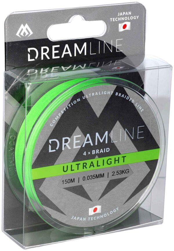 PLECIONKA - DREAMLINE ULTRALIGHT - 0.035mm/2.53kg/150m - FLUO ZIELONA - op.1szp.