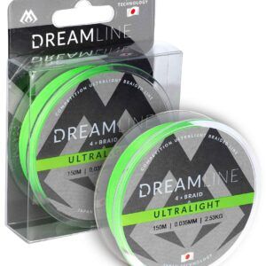 Sklep z Mikado Śląsk - PLECIONKA - DREAMLINE ULTRALIGHT - 0.035mm/2.53kg/150m - FLUO ZIELONA - op.1szp.