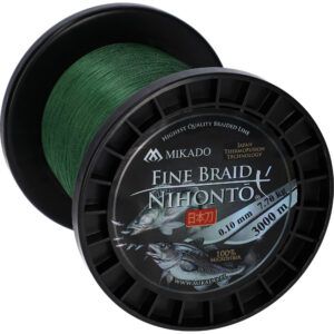 Sklep z Mikado Śląsk - PLECIONKA - NIHONTO FINE BRAID - 0.06mm/3.25kg/3000m - FLUO ŻÓŁTA - op.1szp.