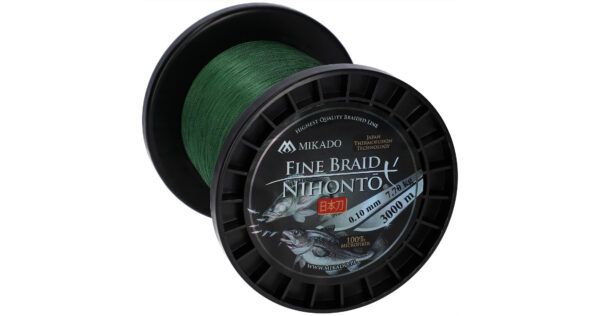 Sklep z Mikado Śląsk - PLECIONKA - NIHONTO FINE BRAID - 0.06mm/3.25kg/3000m - FLUO ŻÓŁTA - op.1szp.