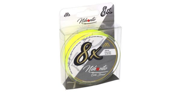 PLECIONKA - NIHONTO OCTA BRAID - 0.08mm/5.15kg/10m - FLUO - op.1szp.