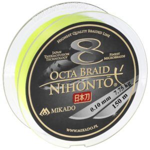 Mikado wędkarstwo - PLECIONKA - NIHONTO OCTA BRAID - 0.08mm/5.15kg/150m - FLUO - op.1szp.