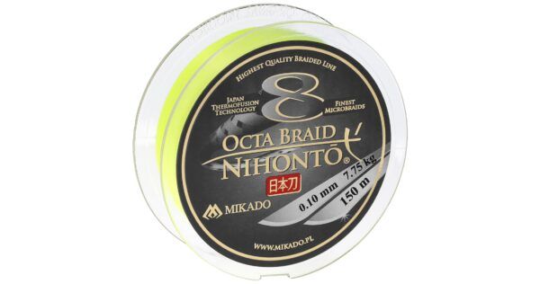 Mikado wędkarstwo - PLECIONKA - NIHONTO OCTA BRAID - 0.08mm/5.15kg/150m - FLUO - op.1szp.