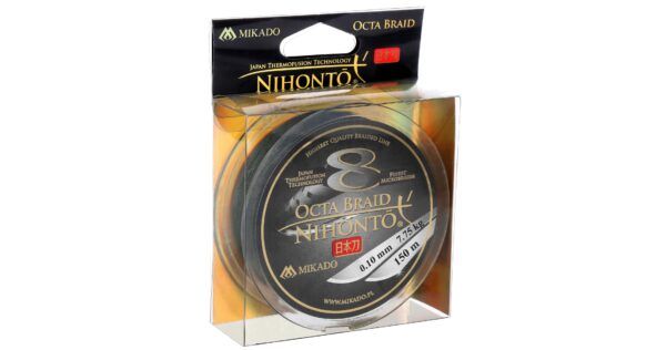 PLECIONKA - NIHONTO OCTA BRAID - 0.08mm/5.15kg/150m - ZIELONA - op.1szp.