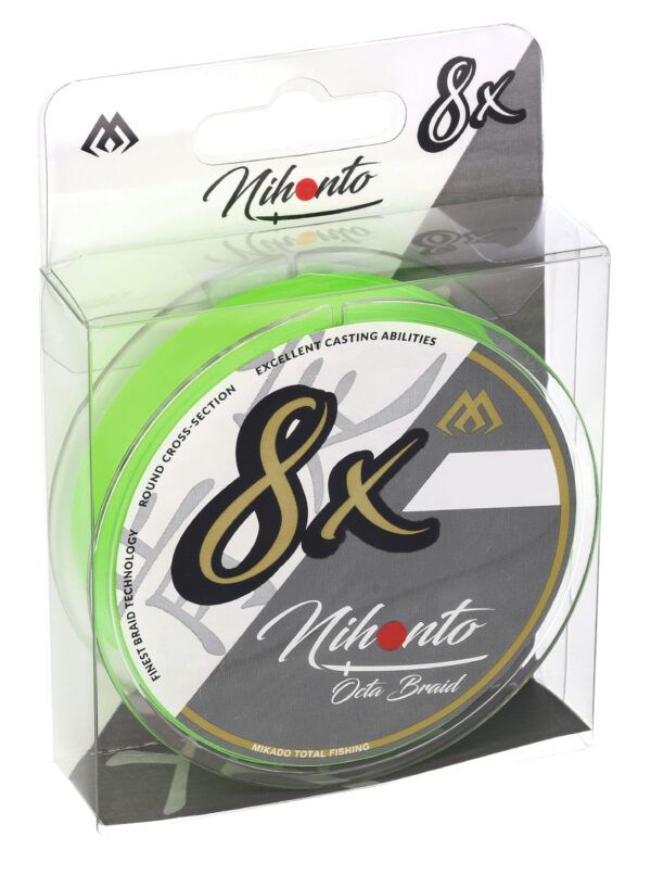 PLECIONKA - NIHONTO OCTA BRAID - 0.08mm/5.15kg/300m - FLUO - op.1szp.