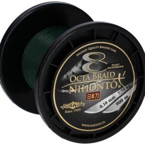 Sklep z Mikado Śląsk - PLECIONKA - NIHONTO OCTA BRAID - 0.08mm/5.15kg/900m - ZIELONA - op.1szp.