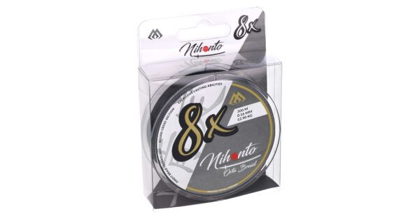 PLECIONKA - NIHONTO OCTA BRAID - 0.10mm/7.75kg/300m - CZARNA - op.1szp.