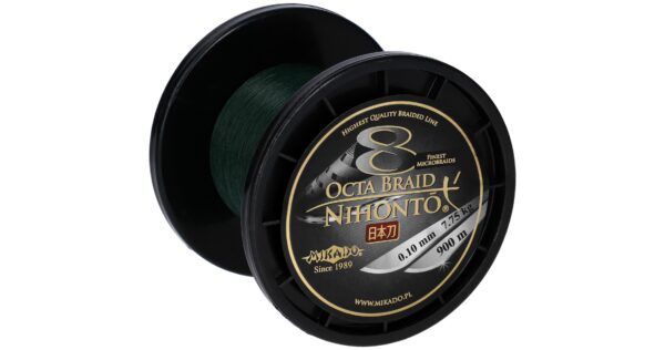 Sklep z Mikado Śląsk - PLECIONKA - NIHONTO OCTA BRAID - 0.14mm/10.15kg/900m - ZIELONA - op.1szp.