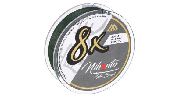 PLECIONKA - NIHONTO OCTA BRAID - 0.45mm/44.5kg/300m - ZIELONA - op.1szp.