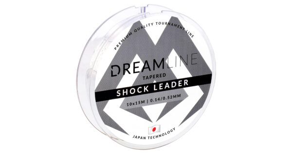 PRZYPON STRZAŁOWY - DREAMLINE TAPERED SHOCK LEADER 0.14-0.52mm/10x15m - op.1szp.