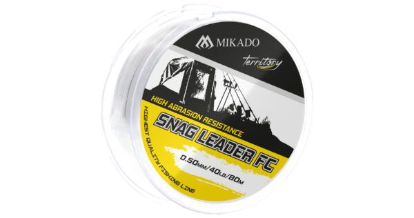 Sklep z Mikado Śląsk - PRZYPON STRZAŁOWY - SNAG LEADER FC 40lbs/0.50mm/80m - op.1szt.