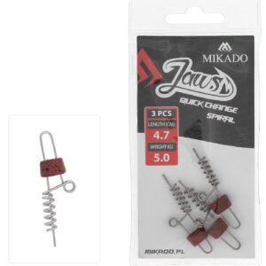 Sklep z Mikado Śląsk - WKRĘT - DO PRZYNĘT - JAWS QUICK CHANGE SPIRAL - 20gr - 4.7cm - op.3szt.