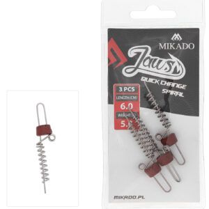 Sklep z Mikado Śląsk - WKRĘT - DO PRZYNĘT - JAWS QUICK CHANGE SPIRAL - 20gr - 6cm - op.3szt.