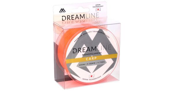 ŻYŁKA - DREAMLINE CARP - 0.26mm/7.68kg/300m - FLUO POMARAŃCZOWA - op.1szp.