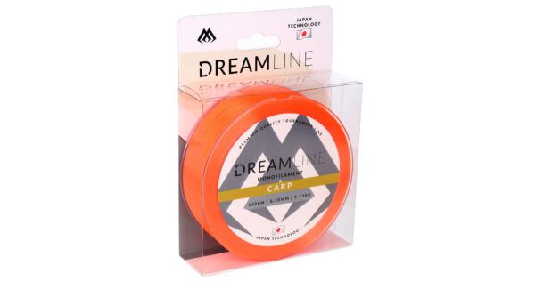 ŻYŁKA - DREAMLINE CARP - 0.30mm/9.73kg/1200m - FLUO POMARAŃCZOWA - op.1szp.