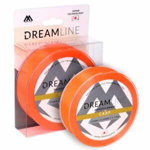 Sklep z Mikado Śląsk - ŻYŁKA - DREAMLINE CARP - 0.30mm/9.73kg/1200m - FLUO POMARAŃCZOWA - op.1szp.