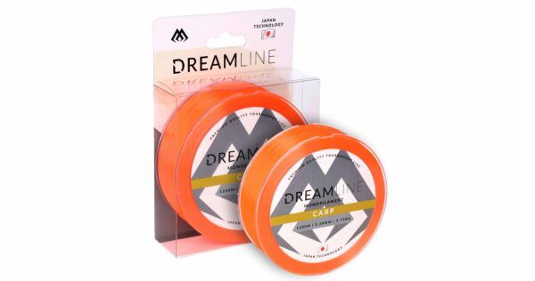 Sklep z Mikado Śląsk - ŻYŁKA - DREAMLINE CARP - 0.30mm/9.73kg/1200m - FLUO POMARAŃCZOWA - op.1szp.