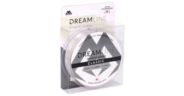 ŻYŁKA - DREAMLINE CLASSIC - 0.14mm/2.94kg/150m - TRANSPARENTNA - op.1szp.