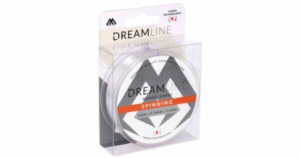 ŻYŁKA - DREAMLINE SPINNING - 0.14mm/3.18kg/150m - TRANSPARENTNA - op.1szp.