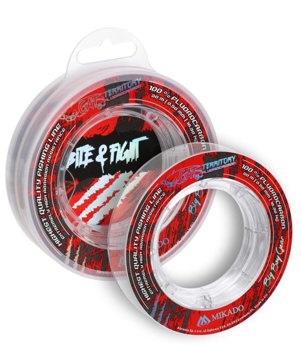 Sklep z Mikado Śląsk - ŻYŁKA - FLUOROCARBON CAT TERRITORY - 0.60mm/24.30kg/20m - op.1szp.