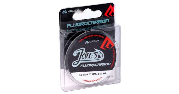 ŻYŁKA - FLUOROCARBON JAWS 0.18mm/2.98kg/50m - op.1szp.