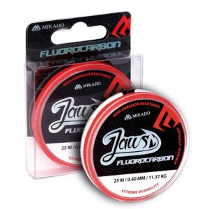 Sklep z Mikado Śląsk - ŻYŁKA - FLUOROCARBON JAWS 0.35mm/8.76kg/25m - op.1szp.