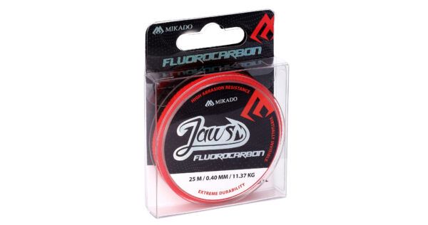 ŻYŁKA - FLUOROCARBON JAWS 0.40mm/11.37kg/25m - op.1szp.