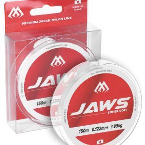 Sklep z Mikado Śląsk - ŻYŁKA - JAWS SUPER SOFT 0.122mm/1.95kg/150m TRANSPARENTNA - op.1szt.